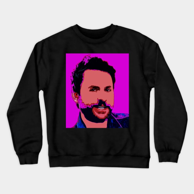 charlie day Crewneck Sweatshirt by oryan80